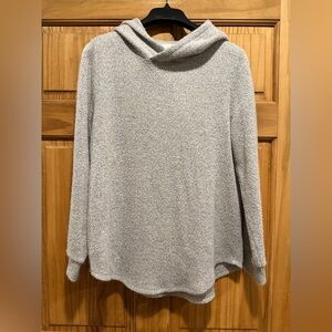LOFT Light Gray Hoodie
